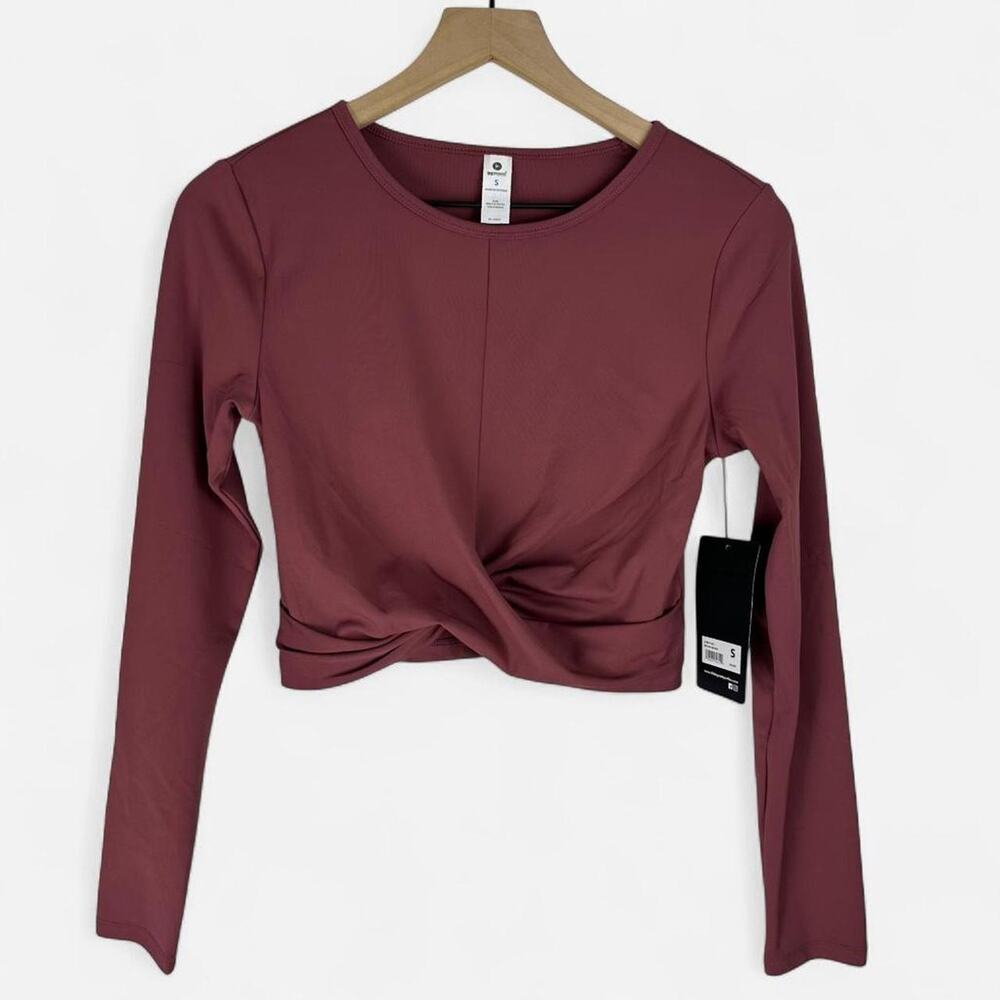 Nwt 90 degree by reflex twist front active crop top